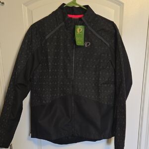 New! Pearl Izumi Black Cycling Jacket Womans Size Large